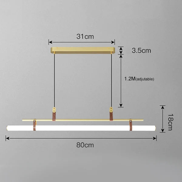 Minimalist Dining Room Pendant Lamp Nordic Dining Table