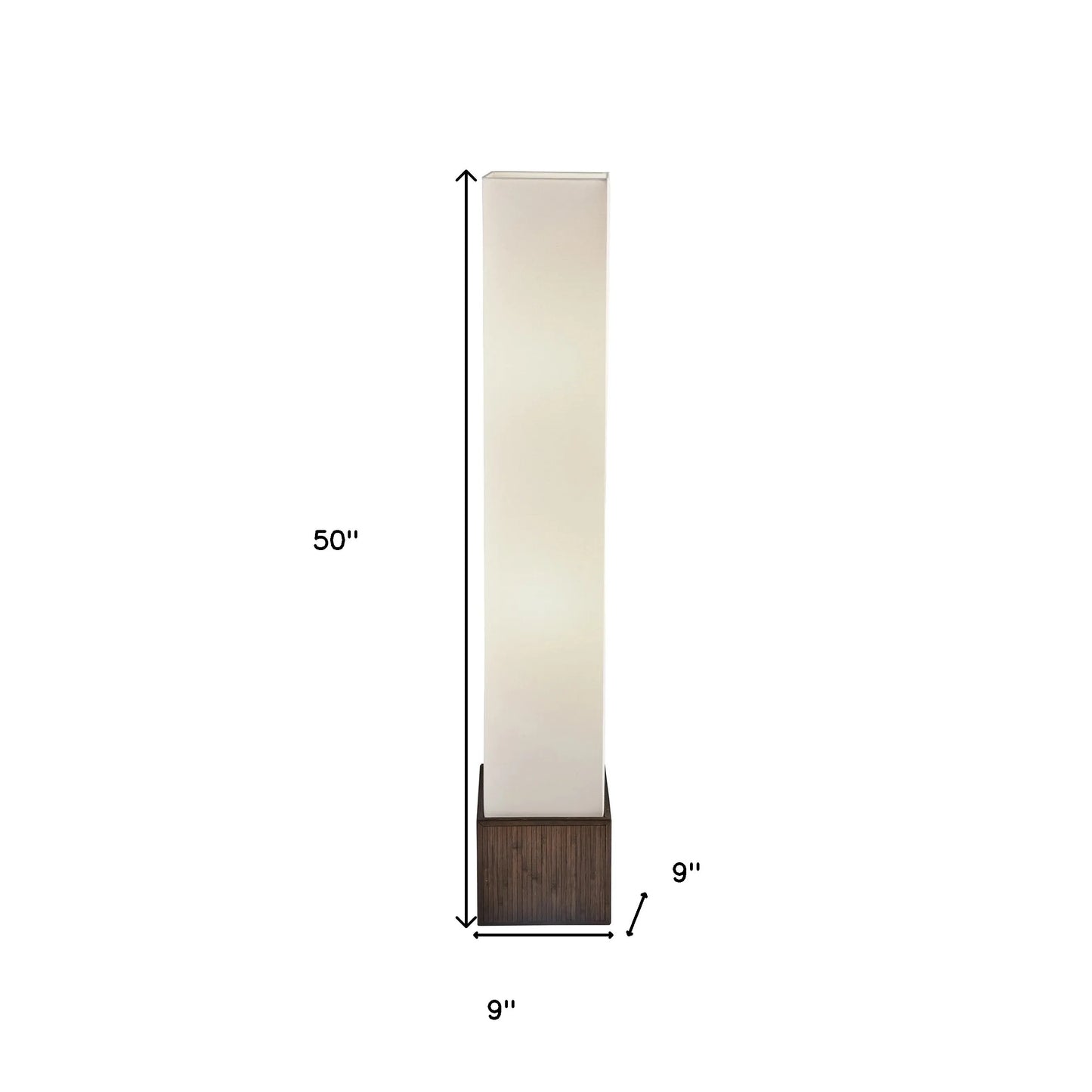 Black Dome LED Floor Lamp