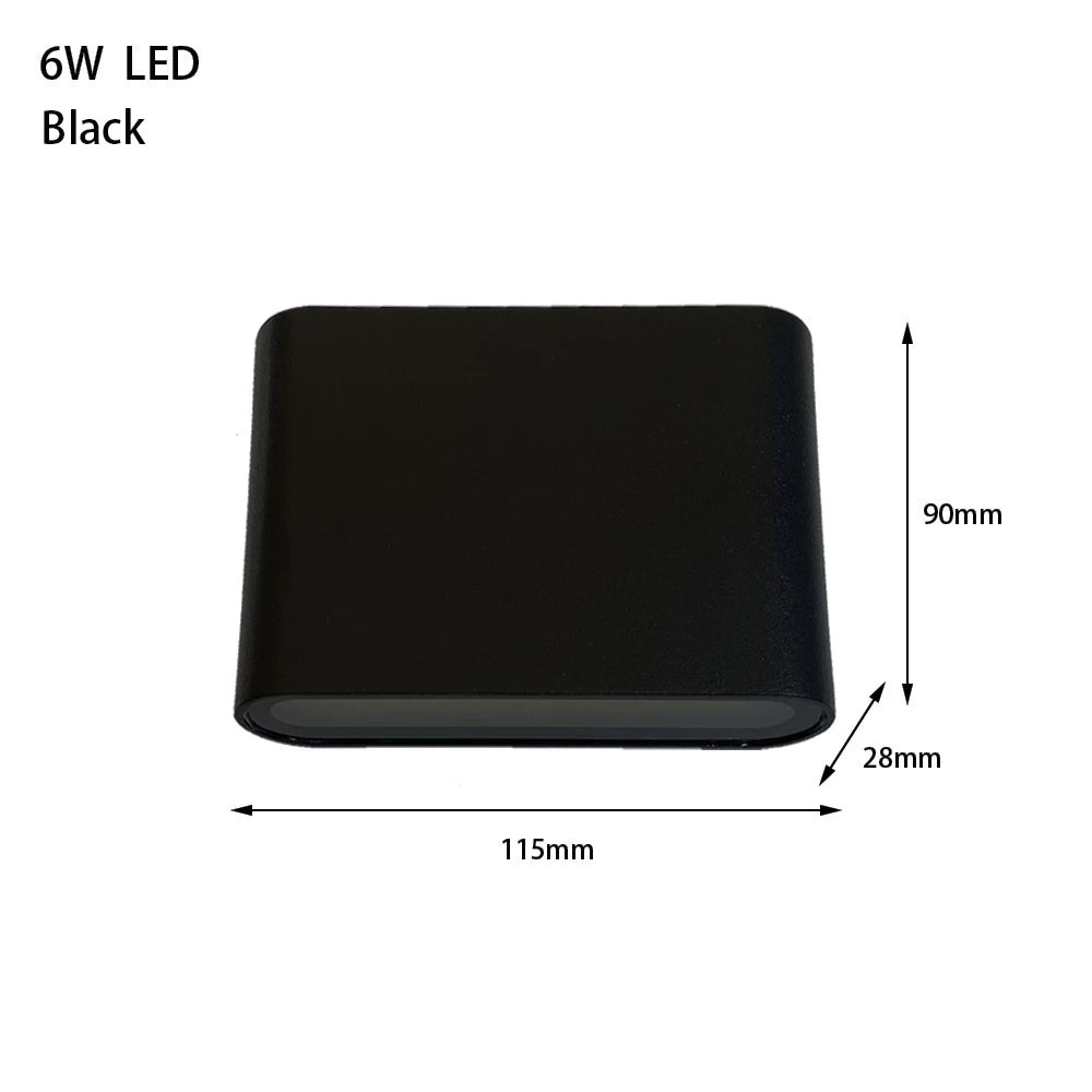 AquaGlow LED Wall Sconce - Waterproof Elegance