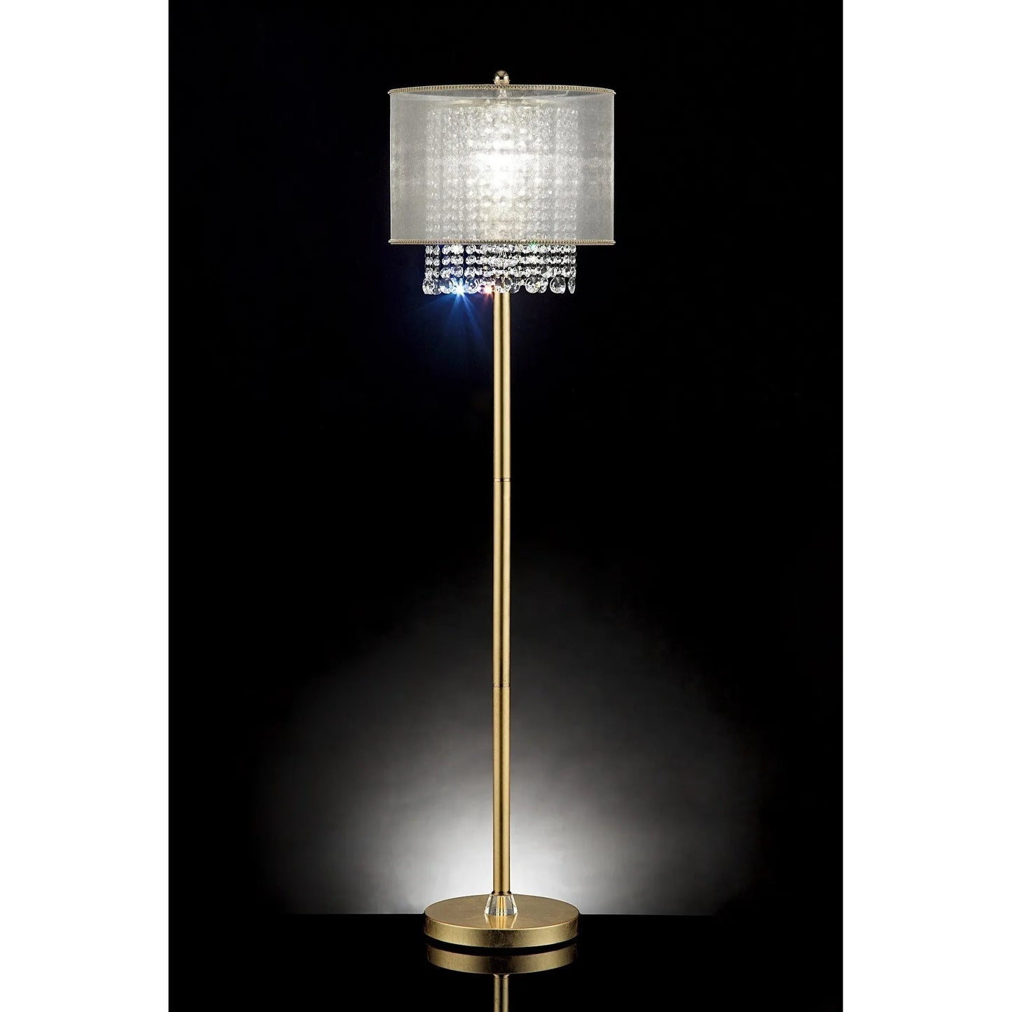 Gold White Novelty Floor Lamp