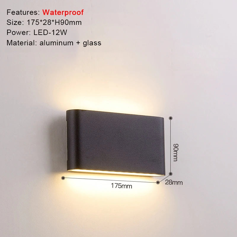 AquaGlow Wall Light - Modern LED Decor
