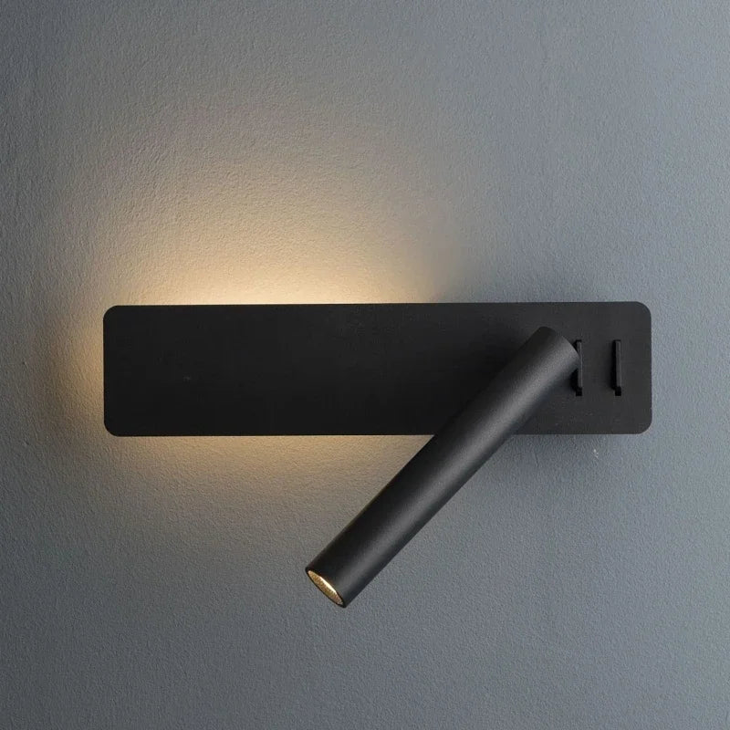 Rotating LED Bedside Reading Lamp