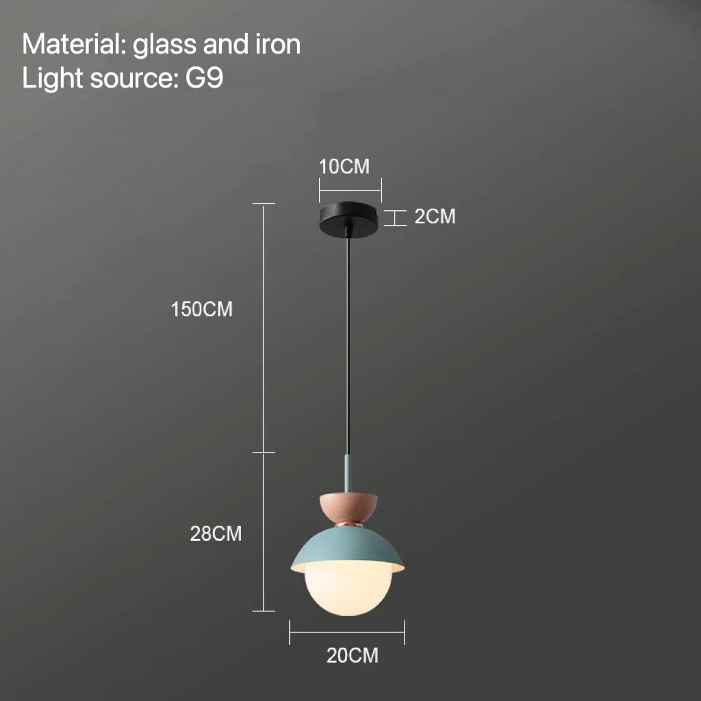 Modern Pendant Lamp Nordic Glass Ball Light Fixtures