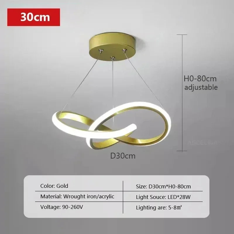 Nordic Metal LED Pendant