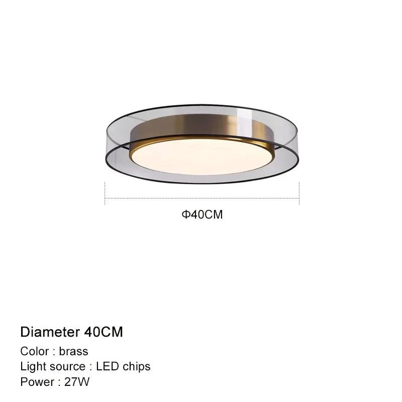 Nordic Gauze Ring Ceiling Light