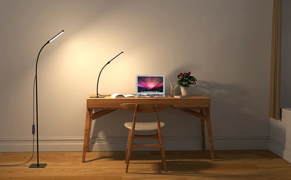 LED Floor Lamp for Living Room Stepless Adjustable