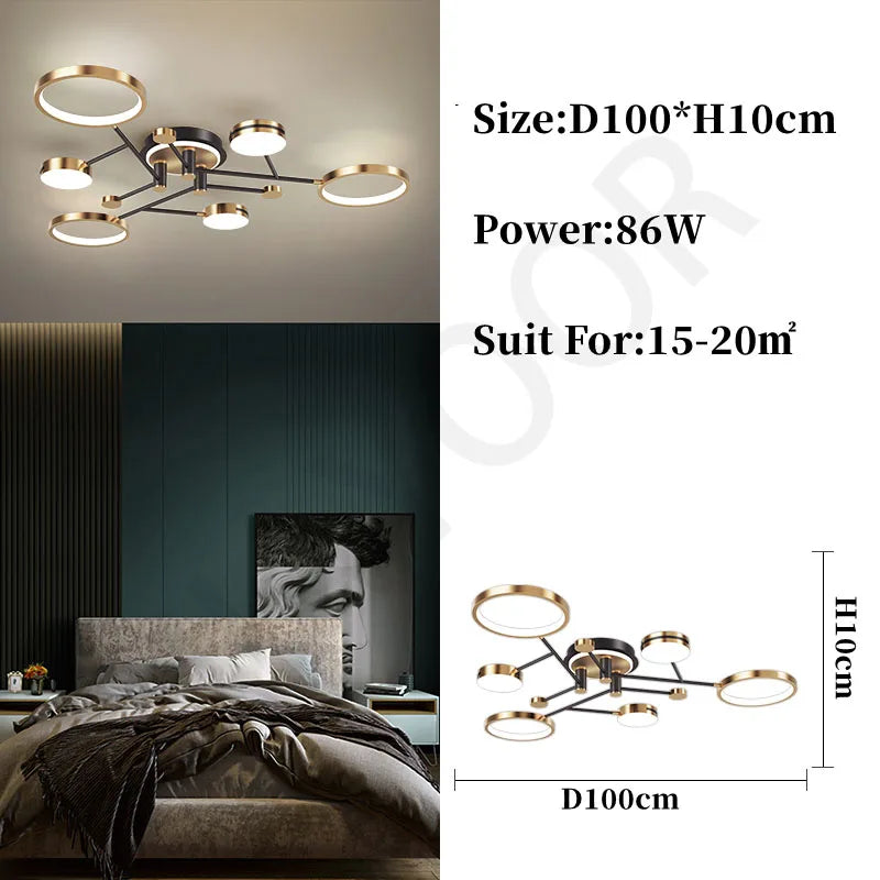 Nordic Luxe LED Pendant Light Fixture