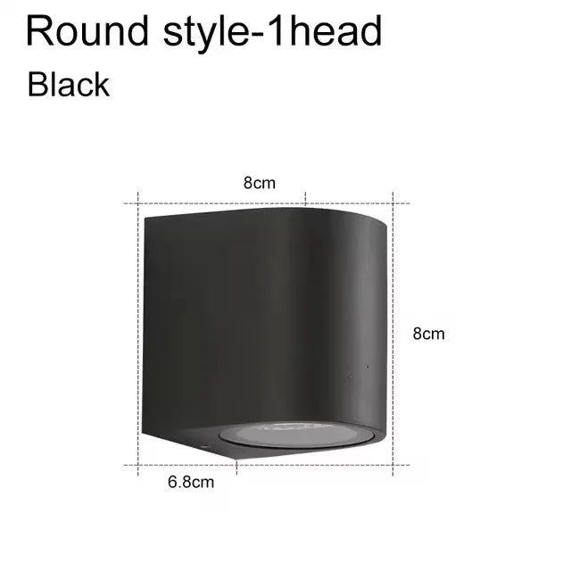 Double Head Outdoor Wall Light