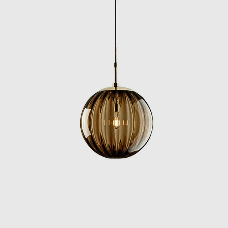 Modern LED Pendant Lamp Nordic Hanging Lights Glass Ball