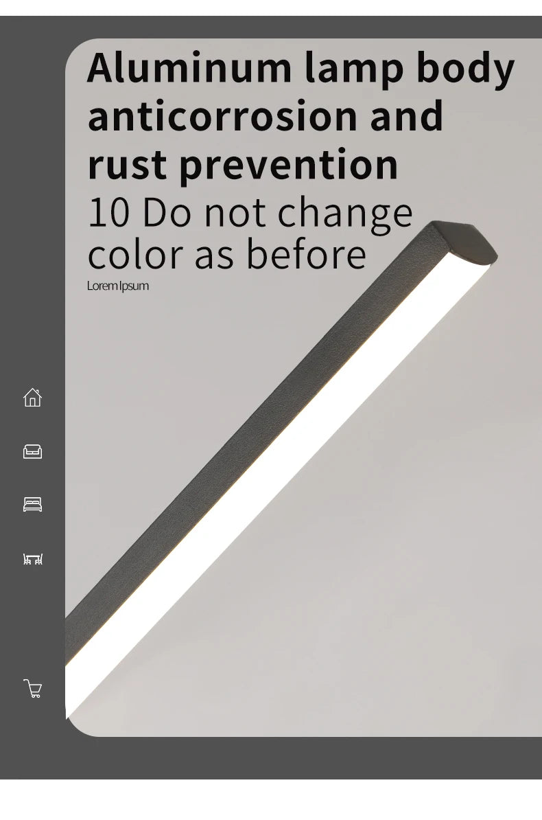 Slim Linear LED Pendant