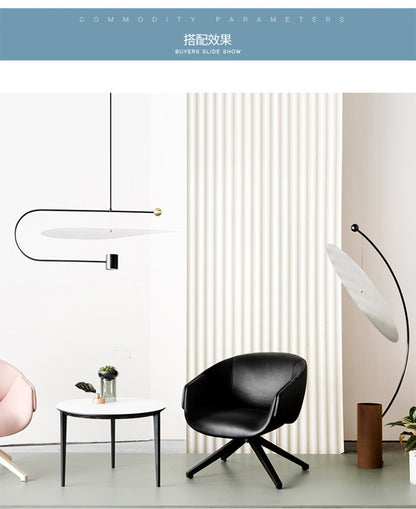 Float Floor Lamp Modern White LED Floor Lamp