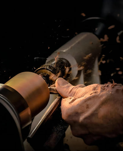 SphereGlow: Walnut Wabi-Sabi Wall Sconce Light