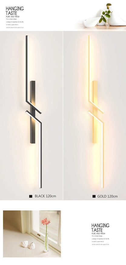 LED Wall Lamp Modern Minimalist Strip Wall Decor Lights