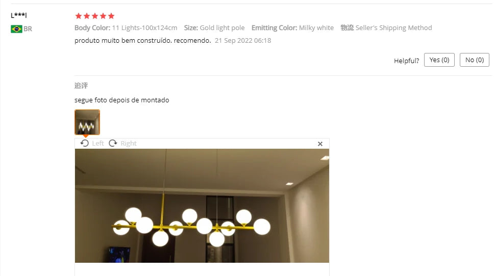 Glass Ball Linear Pendant
