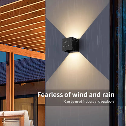 GlowSphere LED Wall Light - Indoor & Outdoor Decor