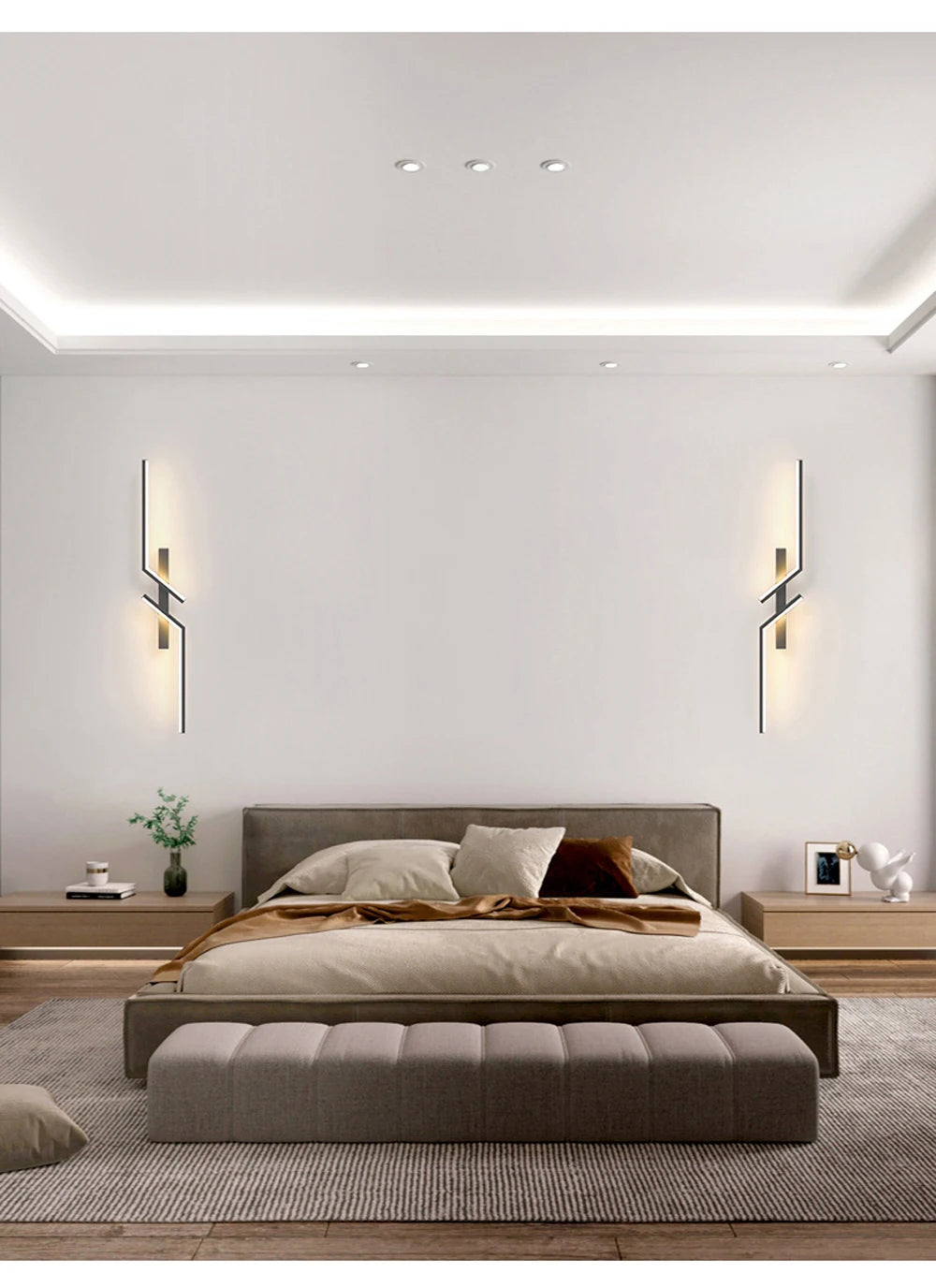 LED Wall Lamp Modern Minimalist Strip Wall Decor Lights
