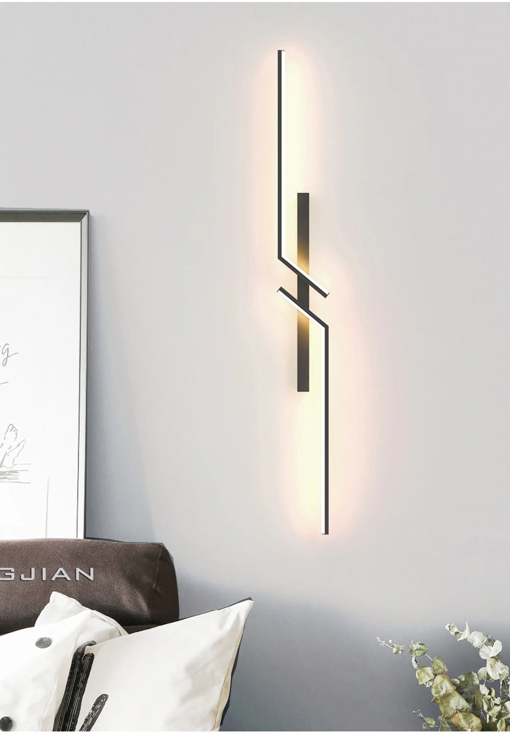 LED Wall Lamp Modern Minimalist Strip Wall Decor Lights