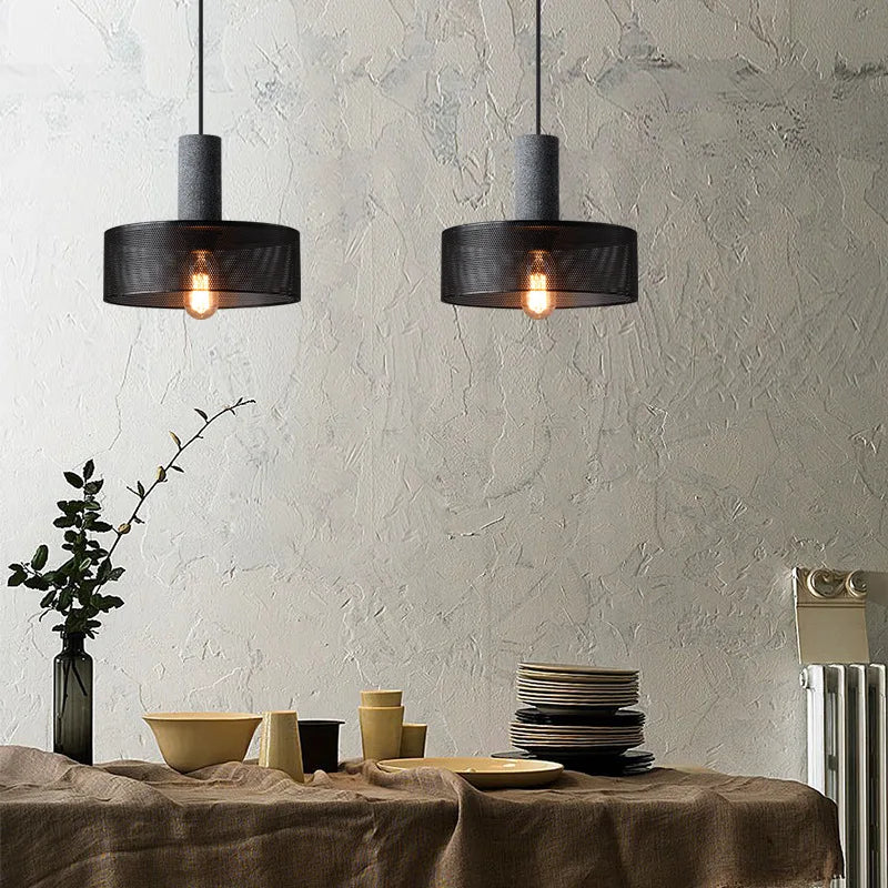 WOLF DANCER Industrial Cement Pendant Lamps