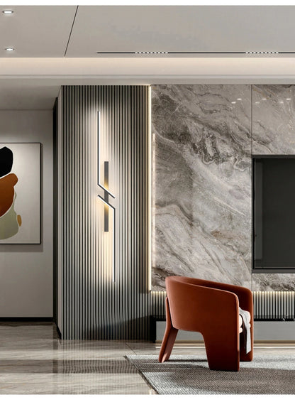 LED Wall Lamp Modern Minimalist Strip Wall Decor Lights
