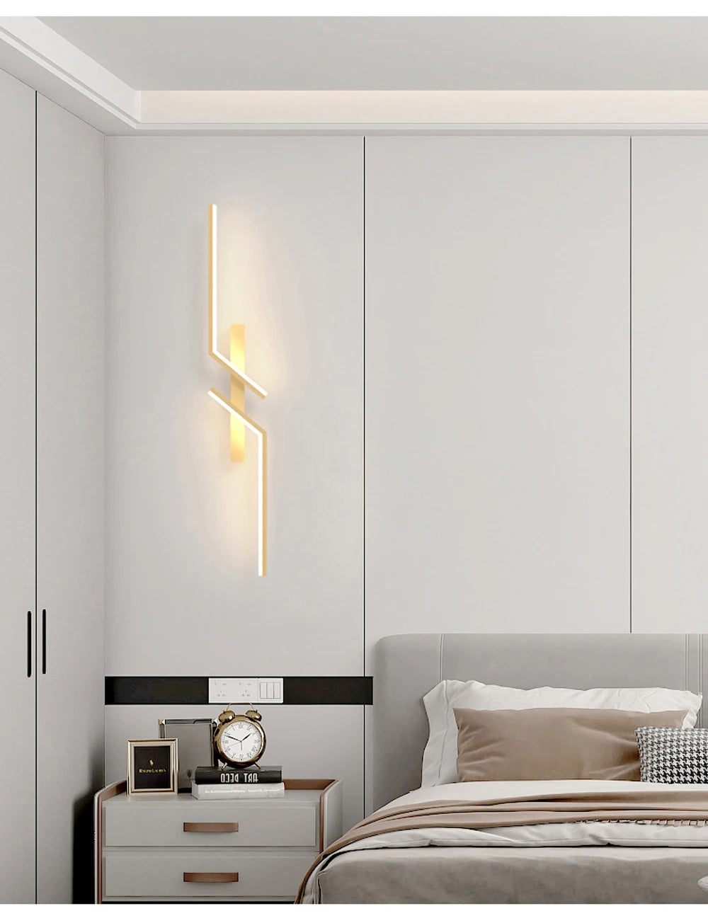 LED Wall Lamp Modern Minimalist Strip Wall Decor Lights