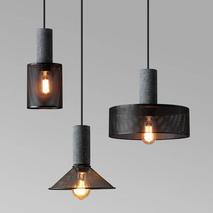 WOLF DANCER Industrial Cement Pendant Lamps