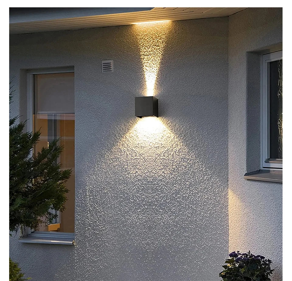 GlowSphere LED Wall Light - Indoor & Outdoor Decor