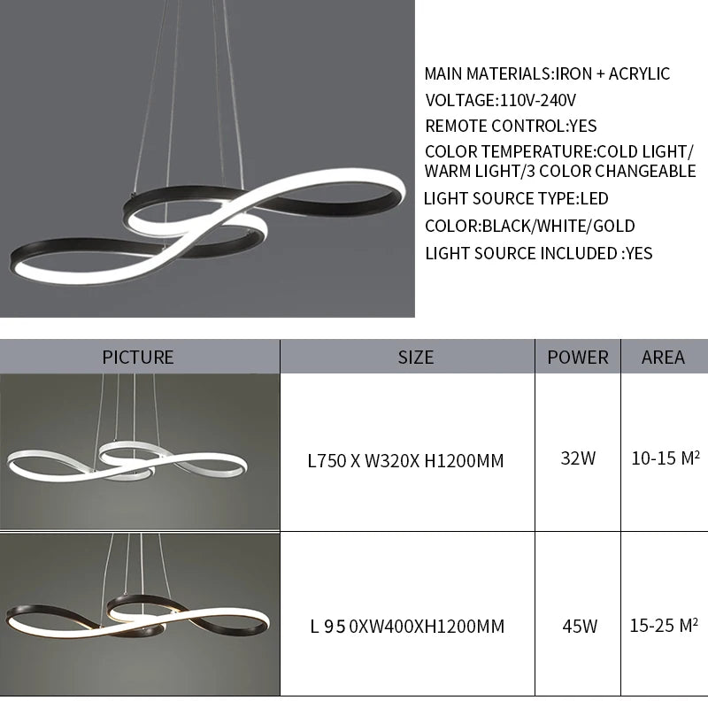 Linear LED Kitchen Island Pendant