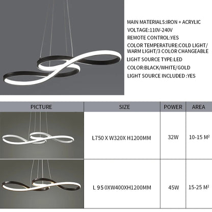 Linear LED Kitchen Island Pendant