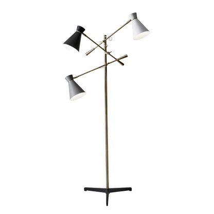 Modern LED Floor Lamp Brass Metal Novelty