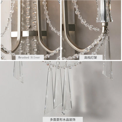 Nordic Crystal Wall Sconce - Modern Elegance