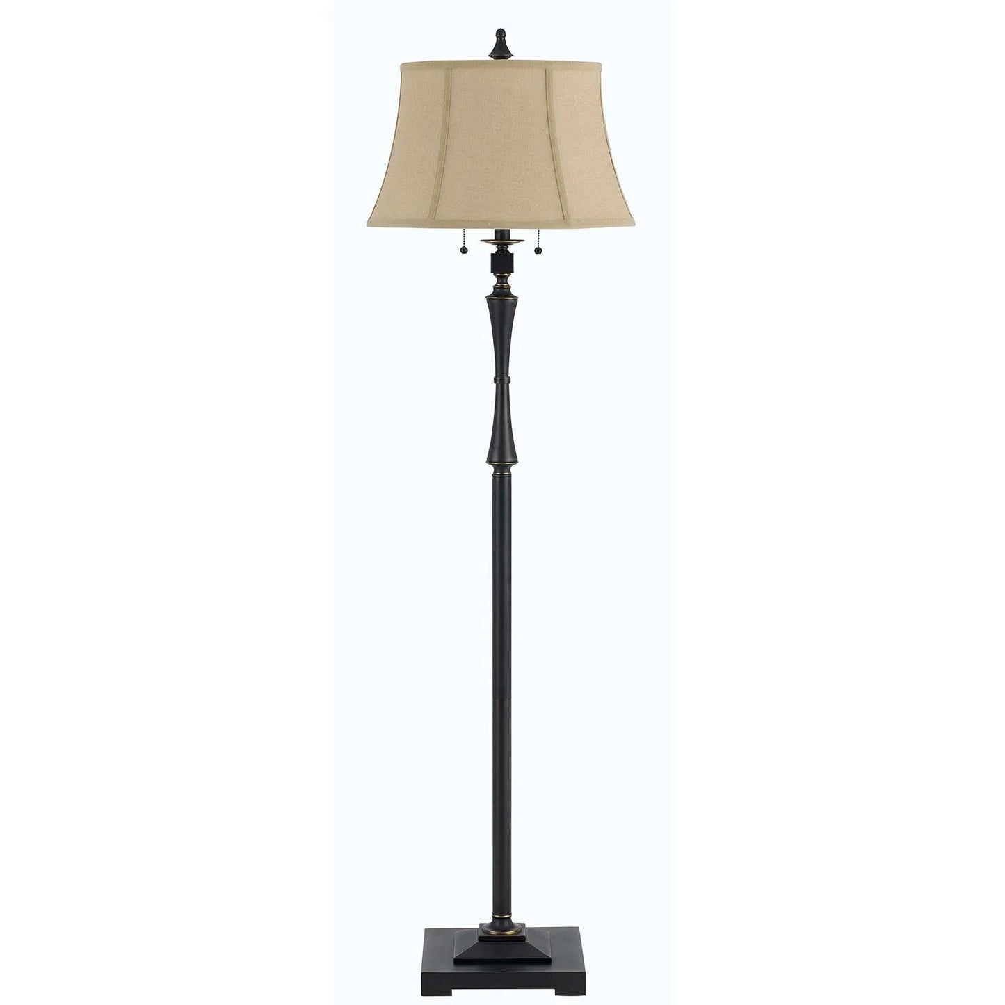 Traditional Shaped Bronze Floor Lamp