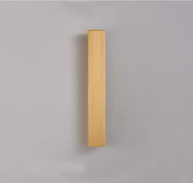 Gold Modern Long Wall Sconce for Bedroom & Hallway