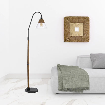 Brown Traditional Shaped Luxury Floor Lamp