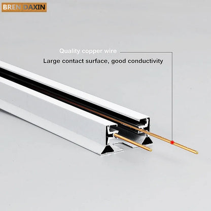 AluLED Spot Track: 0.5m/1m Strip for Retail Display