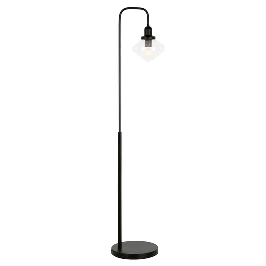 Homeroots 56 Silver LED Arched Floor Lamp