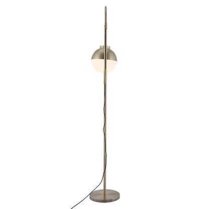 Luxury Bronze Floor Lamp with Globe Shade
