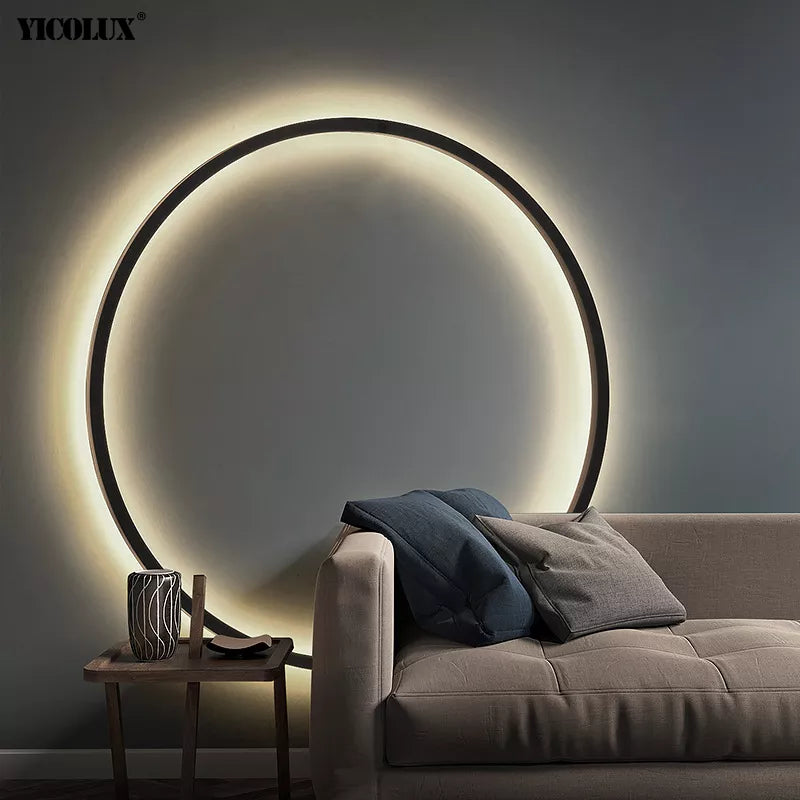 YICOLUX Simple Circle Lamp