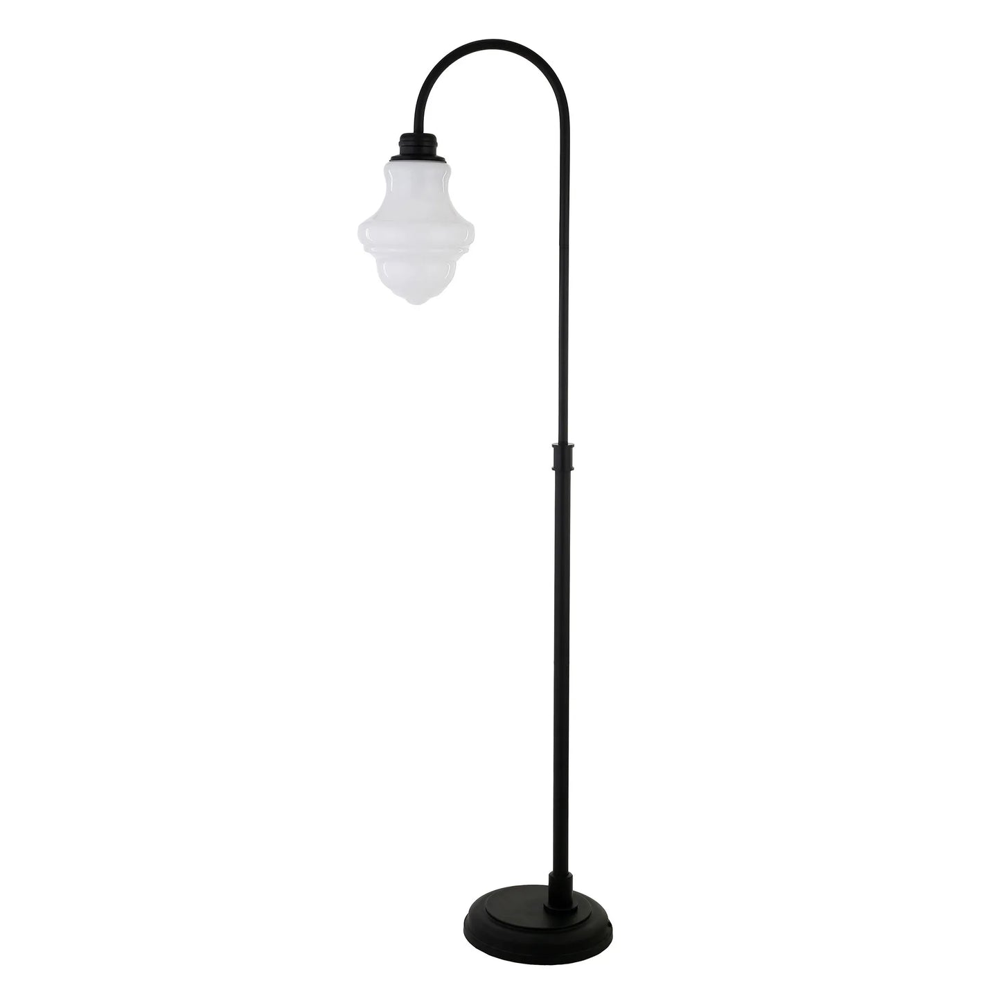 Black Arched LED Floor Lamp