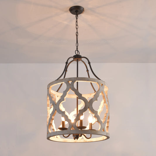 YITEMAS Retro White Pendent Light Fixtures