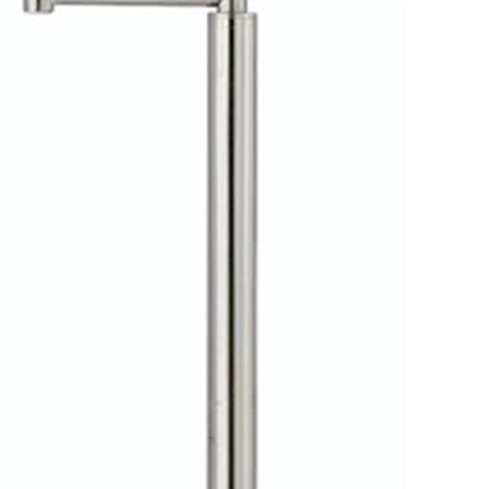 Nickel Swing Arm Floor Lamp