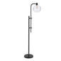 Black Adjustable Modern Reading Floor Lamp