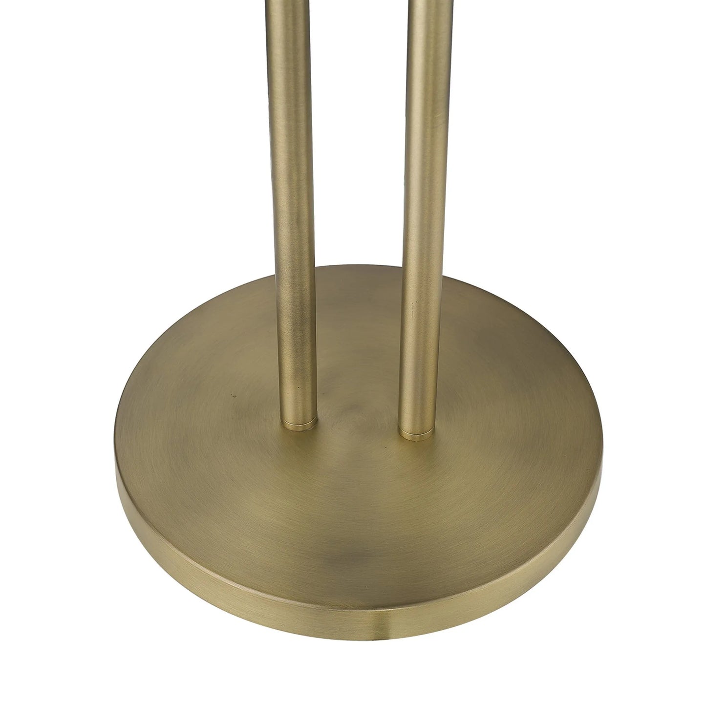 Two-Light Torchiere Floor Lamp with Metal Shade