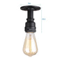 Retro Metal Semi-Flush Ceiling Light Fixture