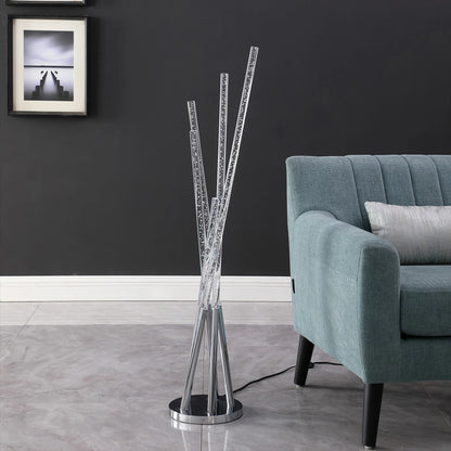 Two-Light Fleur De Lis Floor Lamp