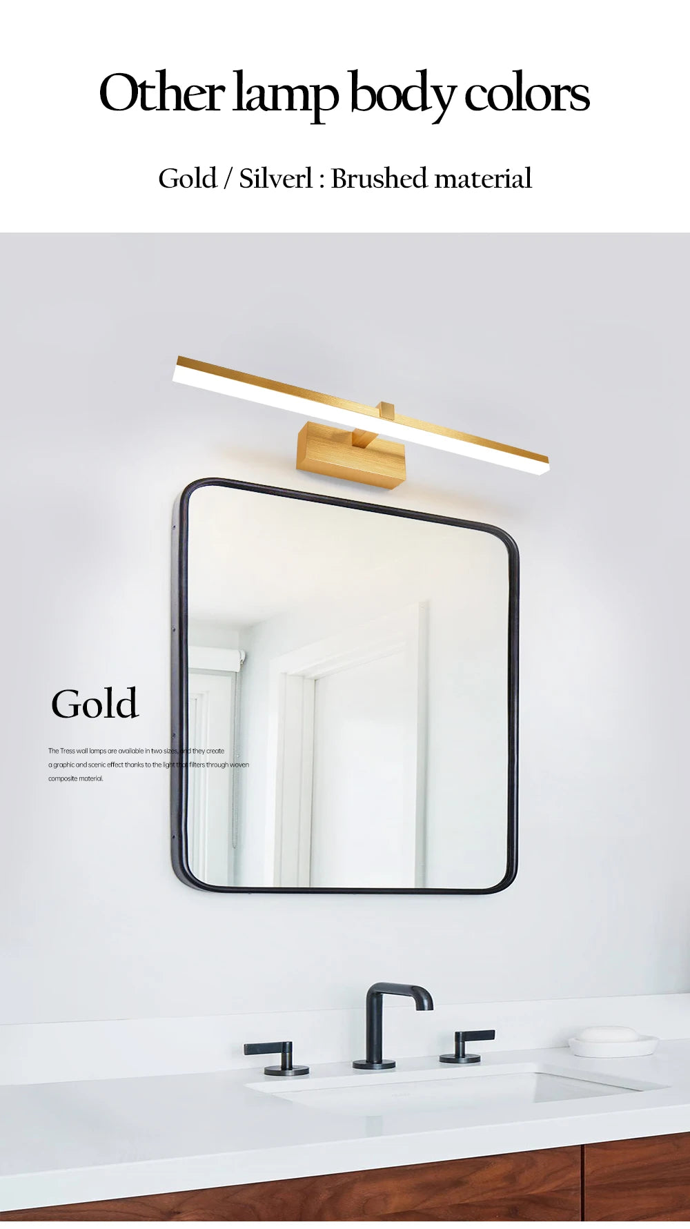 Modern Acrylic Wall Light Fixture