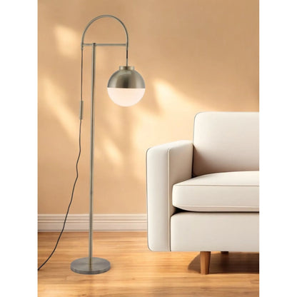 Luxury Bronze Floor Lamp with Globe Shade