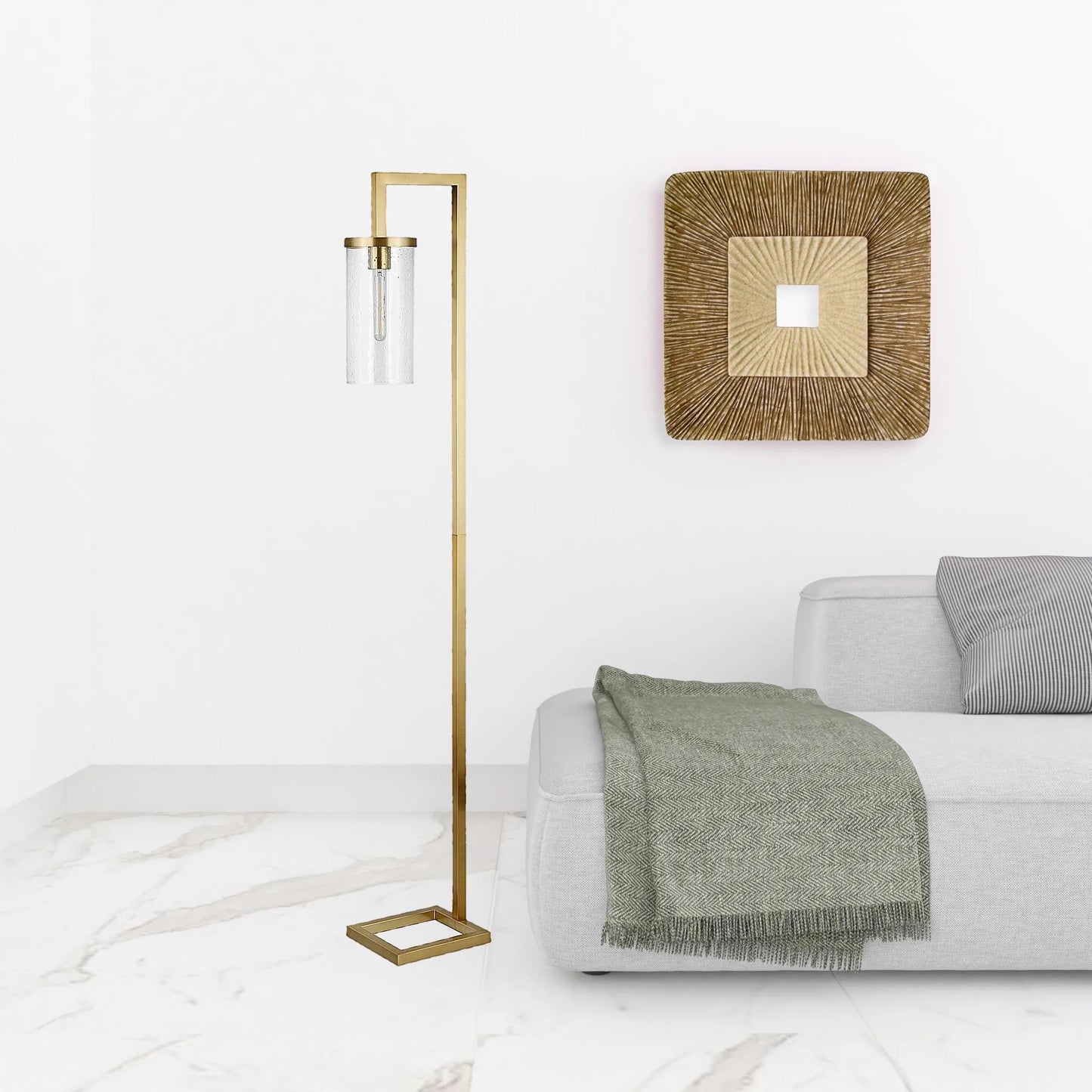 Brass Reading Floor Lamp