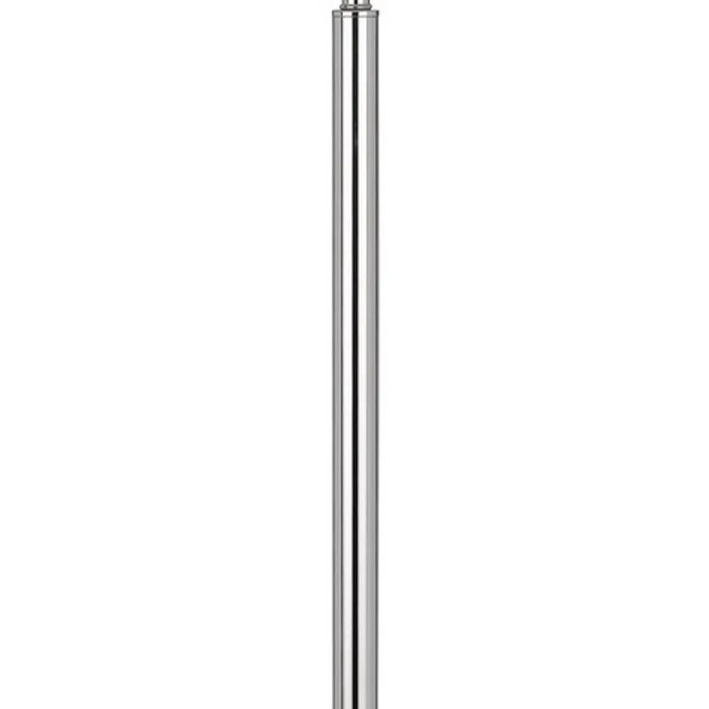 Chrome Tray Table Floor Lamp