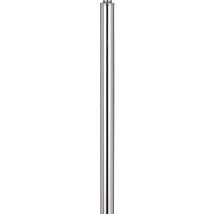 Chrome Tray Table Floor Lamp