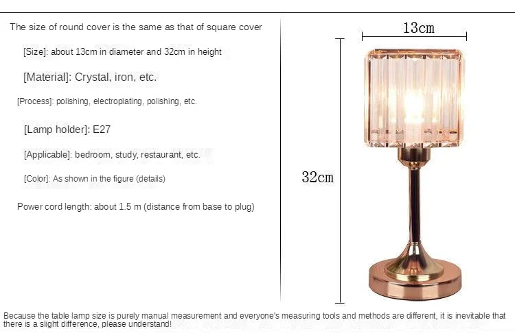 Crystal Glow USB Lamp